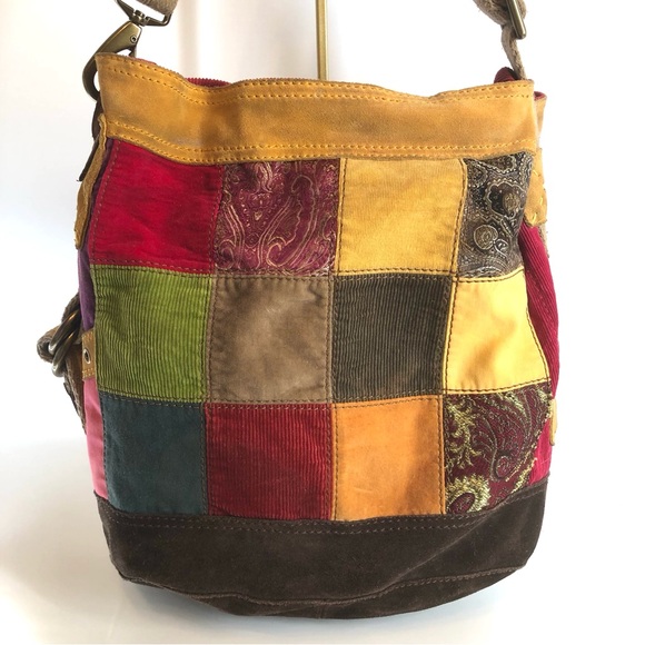 Lucky Brand Patchwork Tote Bag - Picture 1 of 16